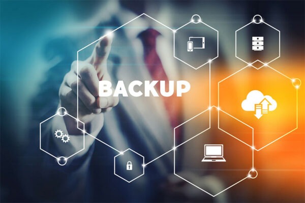 Back up concept image as part of your disaster recovery plan.