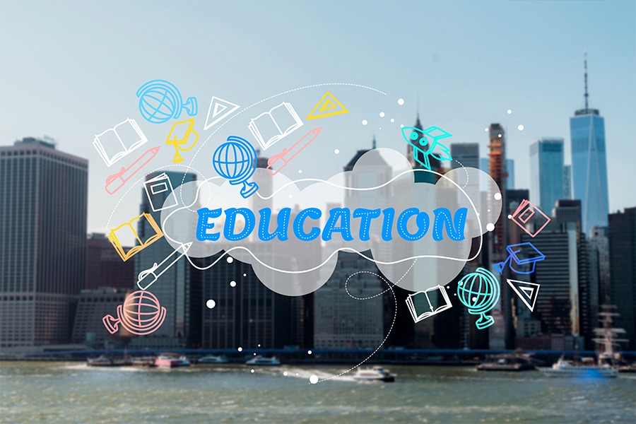 Cloud computing for schools concept image Cloud computing for schools concept image
