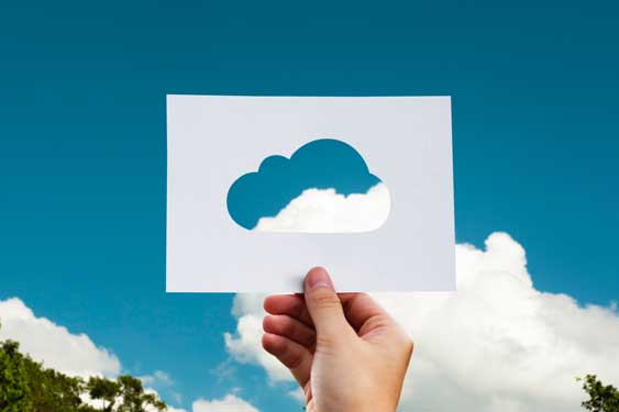 Cloud solutions concept image