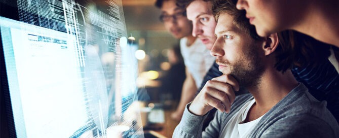 Cybersecurity team concept image on how to protect your business from ransomware