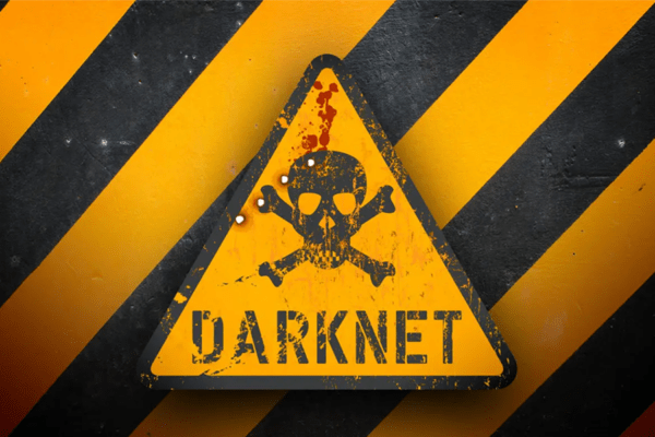 Dark net concept image