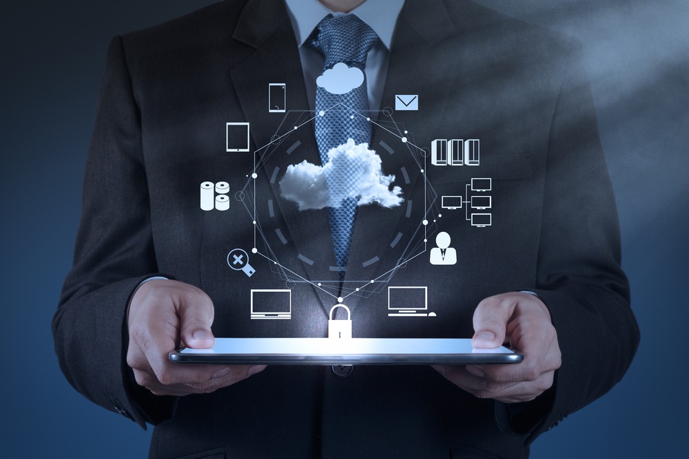 Enterprise cloud strategy and cloud adoption concept image
