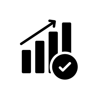 Icon of a shield with a magnifying glass symbolizing vulnerability assessment for network security in Japan