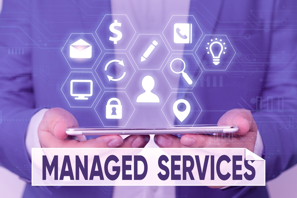 Managed Services Business IT tech concept