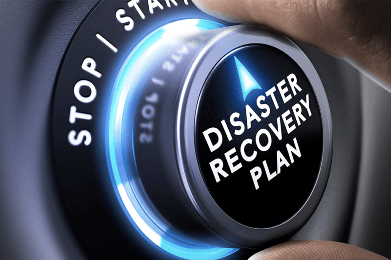 What is a disaster recovery plan concept image.