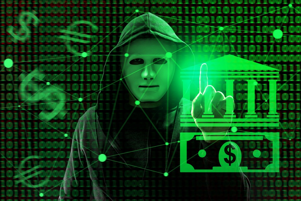 Cyber attacks on small businesses concept showing hacker trying to hack the company. Reduce your chances of getting hacked by using a security software that will constantly scan for threats.